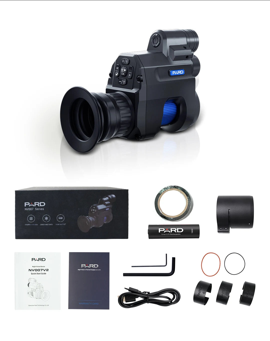 PARD NV007V2 14.5mm Lens Hunting Monocular Waterproof WiFi 1080P Digital Camera