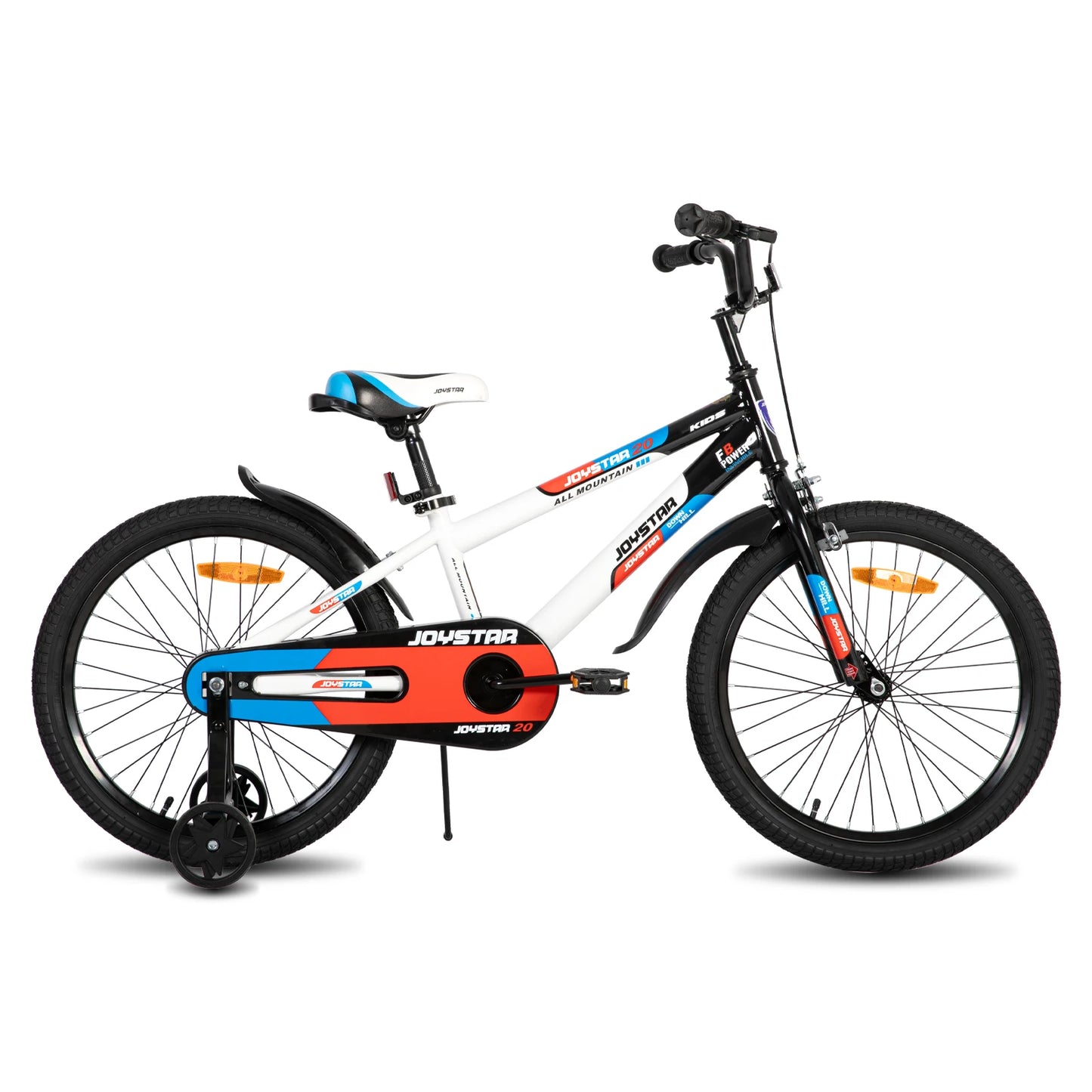 JOYSTAR Kids Bike for Boys and Girls Ages 3-12 Years, 12 14 16 Inch with Training Wheels, 20 Inch with Kickstand, White