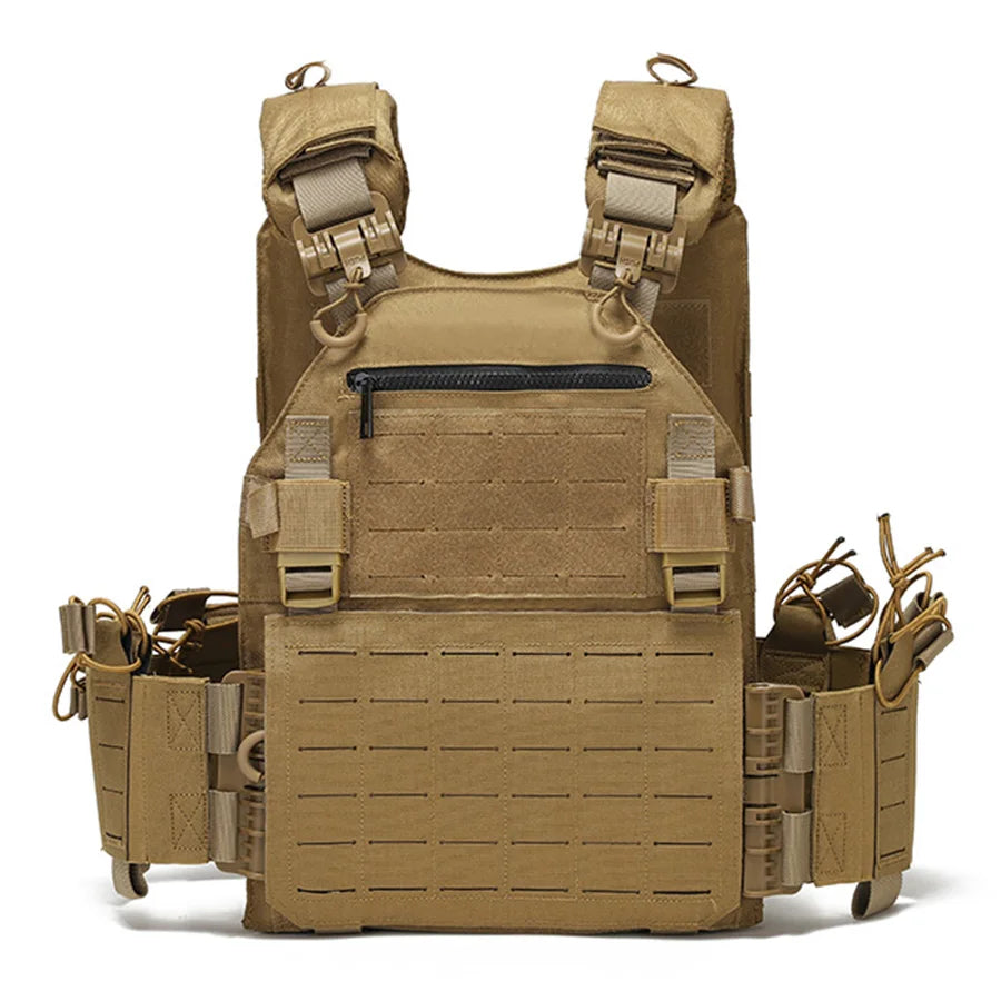 Outdoor training vest multi-functional MOLLE expansion convenient quick release vest waterproof and wear-resistant