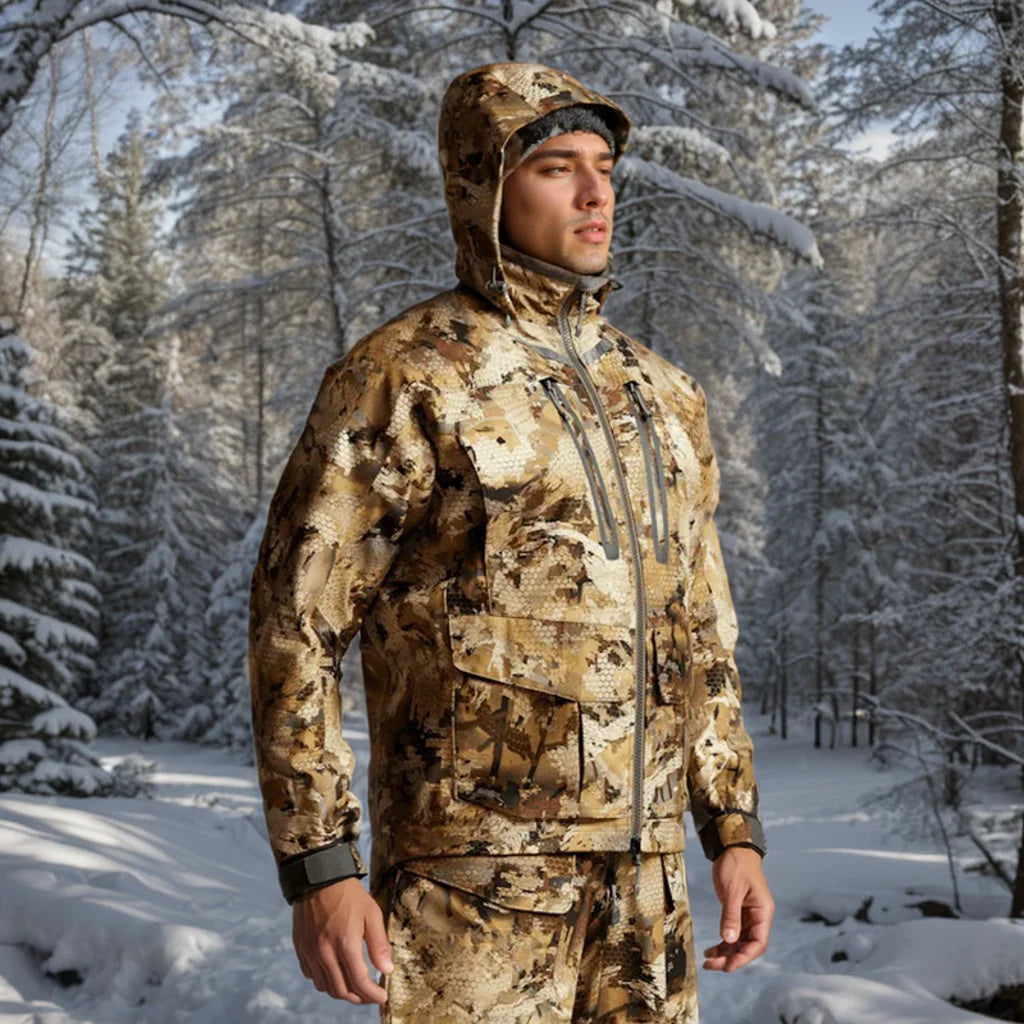Men's Winter Camouflage Hudson Jacket Waterproof Insulation for Fishing And Hunting