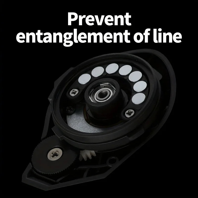 Integrated Ak Water Drop Wheel, Durable Stainless Steel Left and Right Hand, Interchangeable Enhanced Type 7:2:1 Speed up to Resistance 8kg - Perfect for Salty, Water and Freshwater Fishing