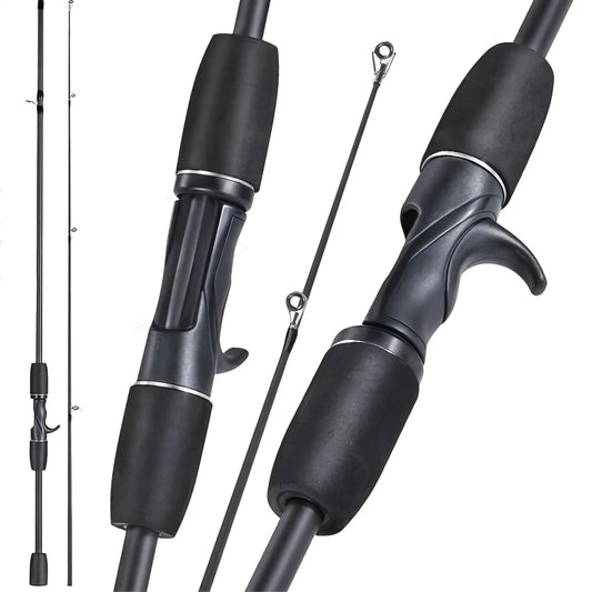 1PCS 70.87inch/ 70.86-inch - Lure Rod - Long Distance Casting M Adjustment Two-Section Rod - Single Rod