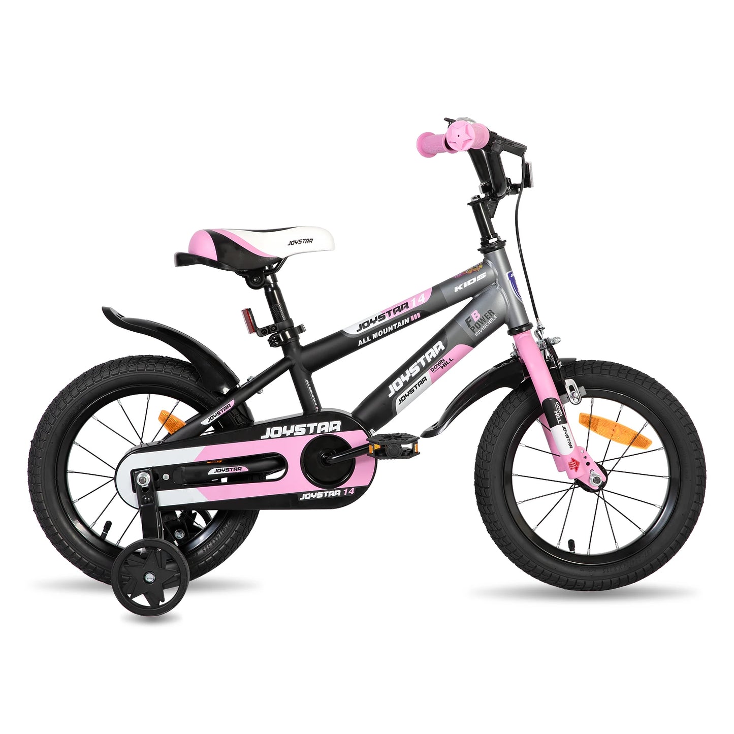 JOYSTAR Kids Bike for Boys and Girls Ages 3-12 Years, 12 14 16 Inch with Training Wheels, 20 Inch with Kickstand, White