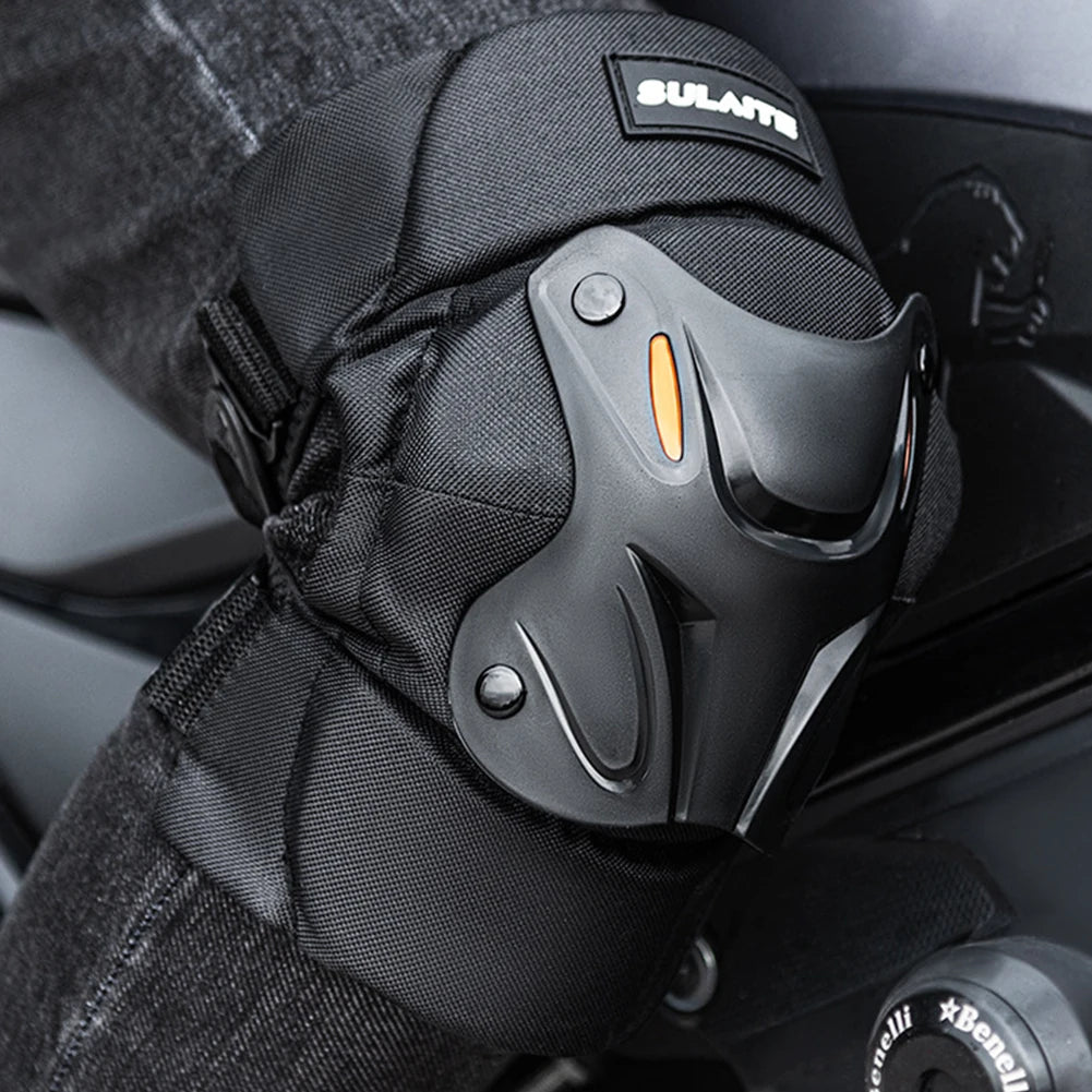 Motocross Knee Pads Anti-fall Racing Knee Pads Comfortable Off-Road Knee Protector Motorcycle Elbow Protector for Cycling Racing