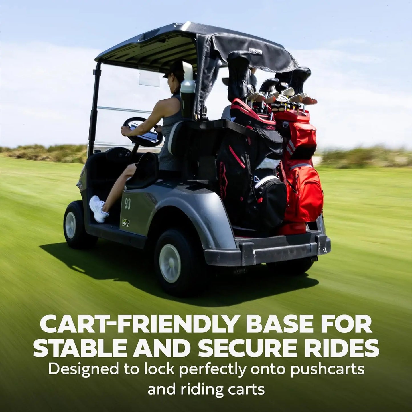 Lightweight 14-Way Divider Golf Bag with 9 Pockets, Ergonomic Straps for Men and Women, Ideal for Carts and Walking