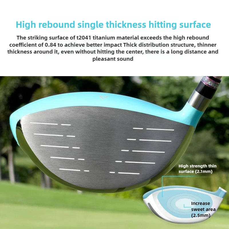 PGM Golf Clubs Women's professional full set of high rebound titanium No. 1 wood Golf Set LTG074