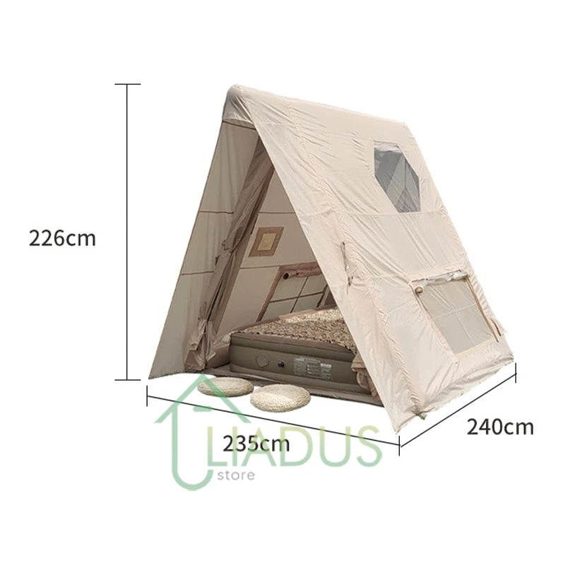 Automatic Inflatable Tent for Outdoor Camping Sunproof and Waterproof Portable Beach Shelter UV Protection Camp Base Overnight