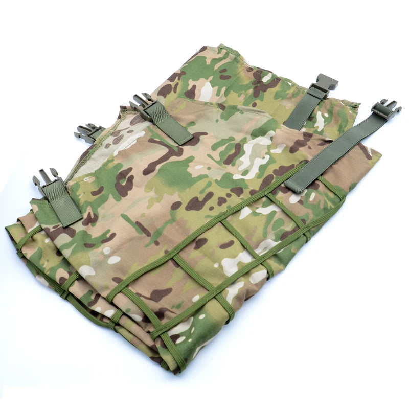 Ghillie Suit Foundation, Ghillie Poncho, Camouflage Hunting Ghillie Base, Ghillie Cape Sniper Viper Hood for Airsoft Paintball