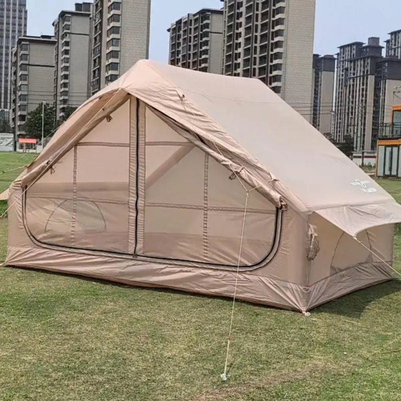 Oxford Cloth Camping Tents Outdoor Portable Quick Automatic Opening Inflatable Tent Rainproof Sun Protection Camping Equipment