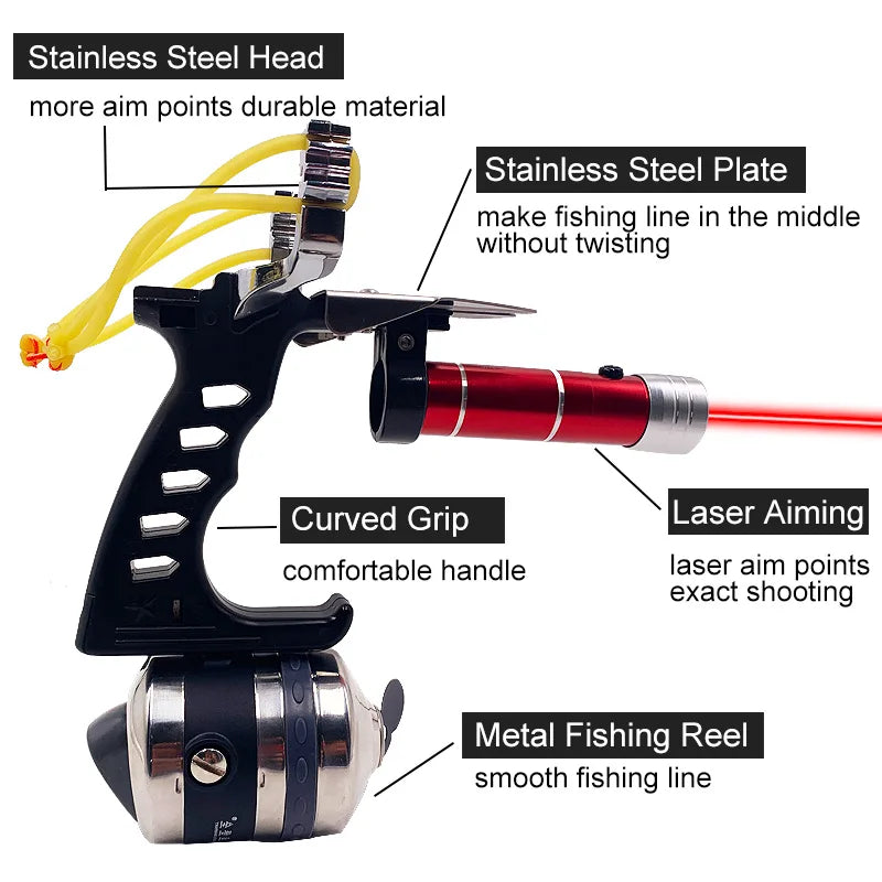 Shoot fish Slingshot Shooting Fishing Slingshot Bow Arrow Shooting Powerful Fishing Catching Fish High Speed Hunting