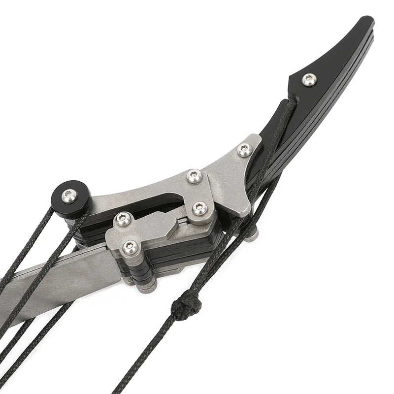 Mini Archery Compound Bow 16.4inches Stainless Steel 16lbs Range 40-50meters 4/8pcs Arrow For Hunting Shooting Accessories