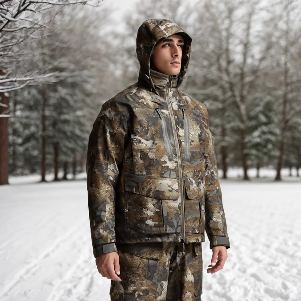 Men's Winter Camouflage Hudson Jacket Waterproof Insulation for Fishing And Hunting