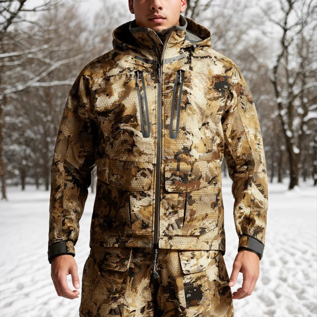 Men's Winter Camouflage Hudson Jacket Waterproof Insulation for Fishing And Hunting