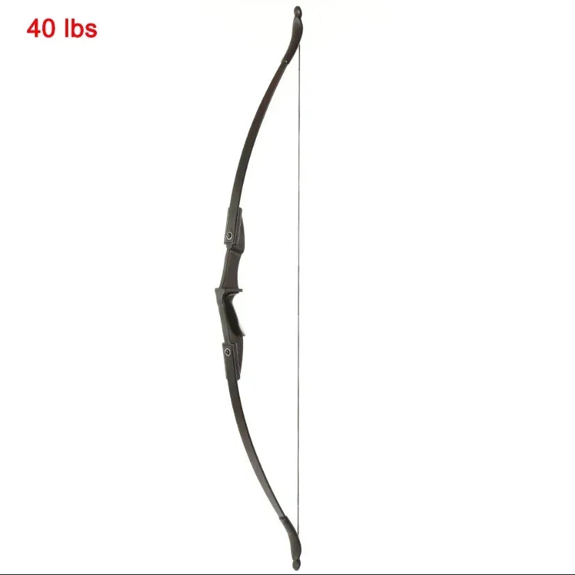 Toparchery 57Inch Takedown Recurve Bow with 12x Carbon Arrows Finger Savers Recreational Camping Hiking Right Hand Left Hand bow
