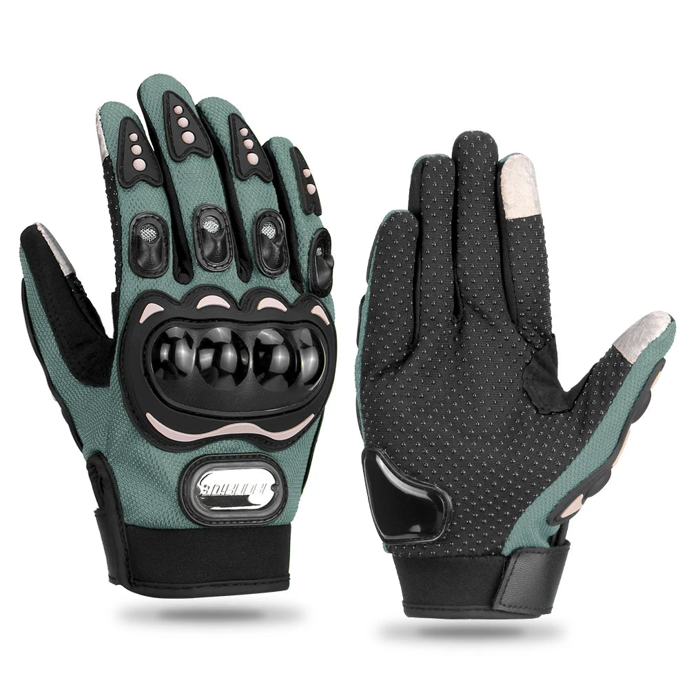 Summer Motocross Gloves Breathable Motorbike Gloves Wear-Resistant Motorcycle Non-slip Riding Gloves Racing Protective Gear