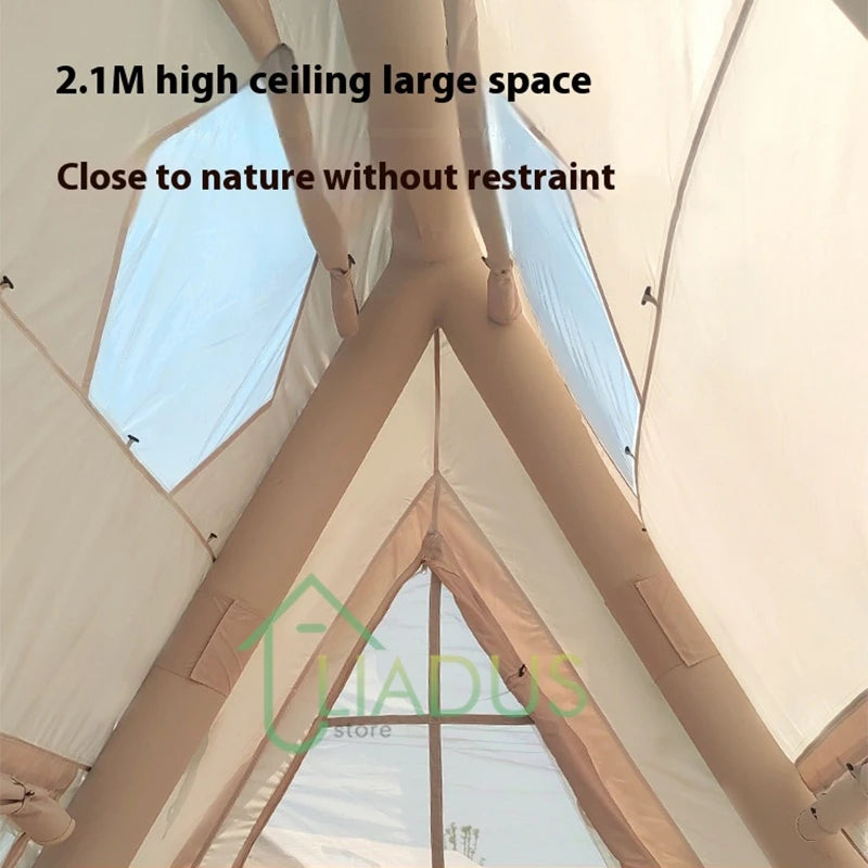 Automatic Inflatable Tent for Outdoor Camping Sunproof and Waterproof Portable Beach Shelter UV Protection Camp Base Overnight