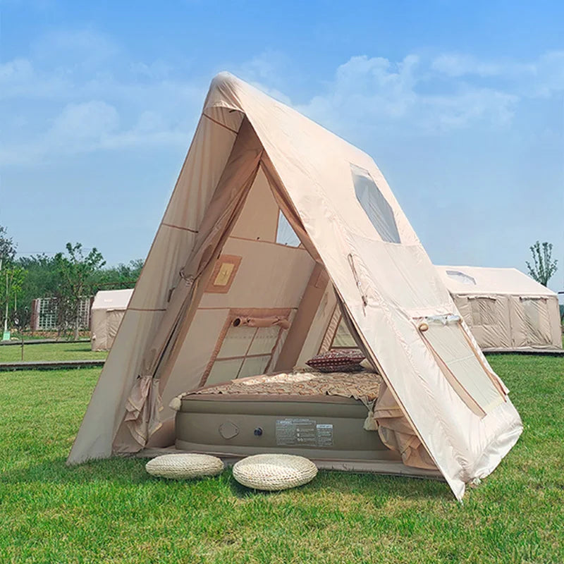 Automatic Inflatable Tent for Outdoor Camping Sunproof and Waterproof Portable Beach Shelter UV Protection Camp Base Overnight