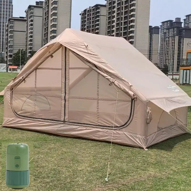 Oxford Cloth Camping Tents Outdoor Portable Quick Automatic Opening Inflatable Tent Rainproof Sun Protection Camping Equipment