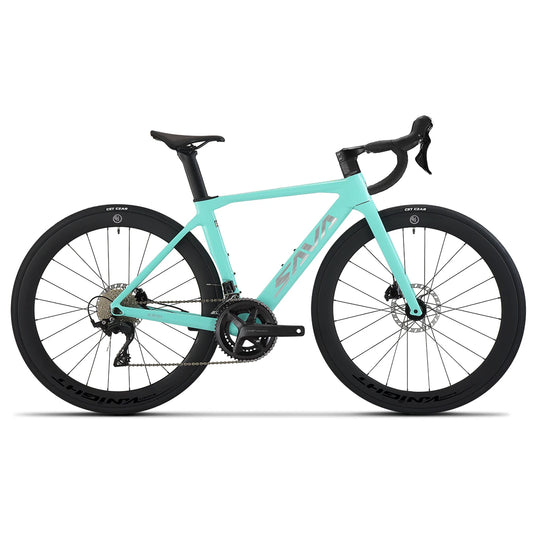 SAVA A7L Pro Carbon Fiber Road Bike, 700C Adult Racing Model, Equipped with Shimano 105 R7120 Groupset, 24-Speed Hydraulic Brake