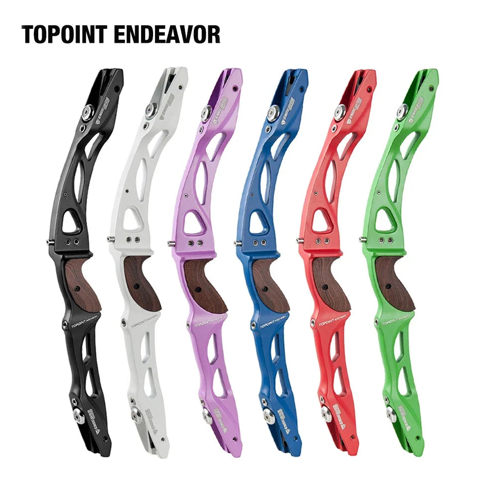 Archety Topoint ILF Recurve Bow Riser 25" Archery Takedown Grip for Left Right Hand Outdoor Hunting Sports Competition Shooting