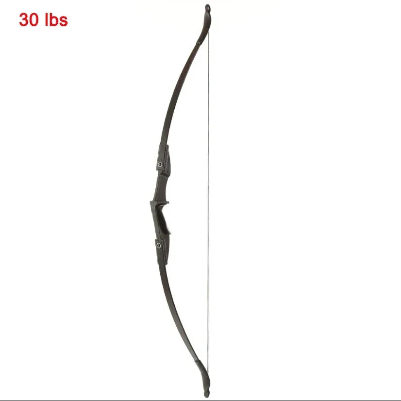 Toparchery 57Inch Takedown Recurve Bow with 12x Carbon Arrows Finger Savers Recreational Camping Hiking Right Hand Left Hand bow