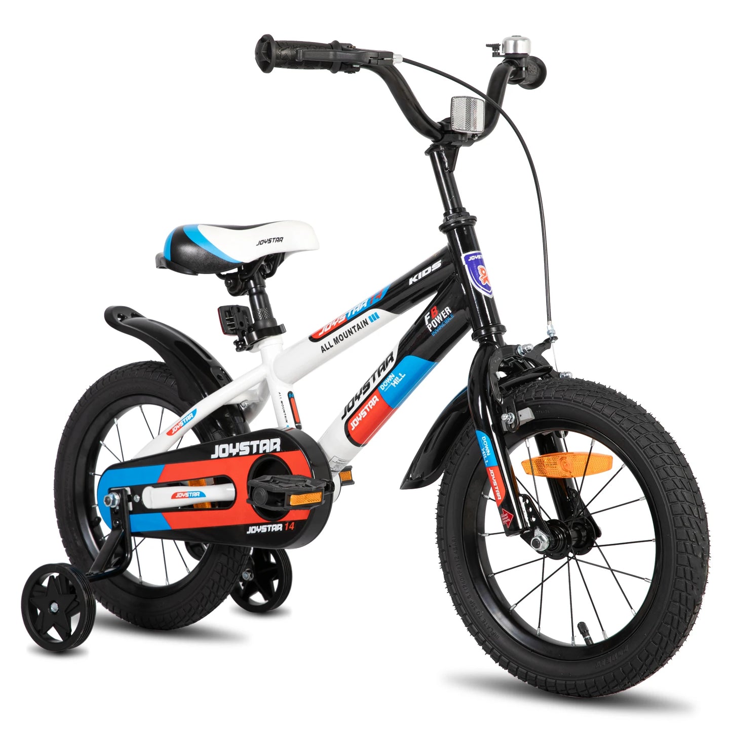 JOYSTAR Kids Bike for Boys and Girls Ages 3-12 Years, 12 14 16 Inch with Training Wheels, 20 Inch with Kickstand, White