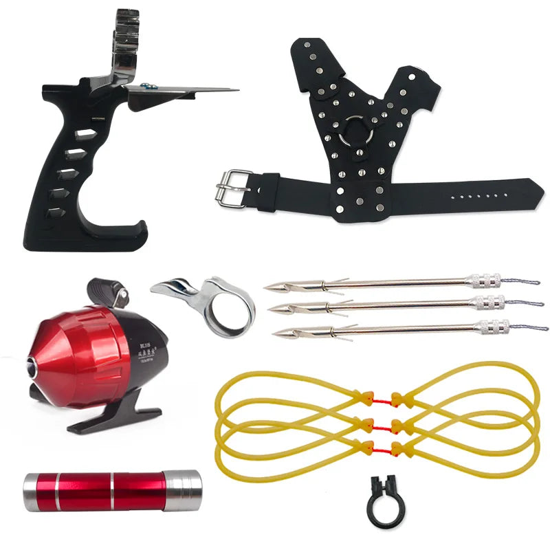 Shoot fish Slingshot Shooting Fishing Slingshot Bow Arrow Shooting Powerful Fishing Catching Fish High Speed Hunting