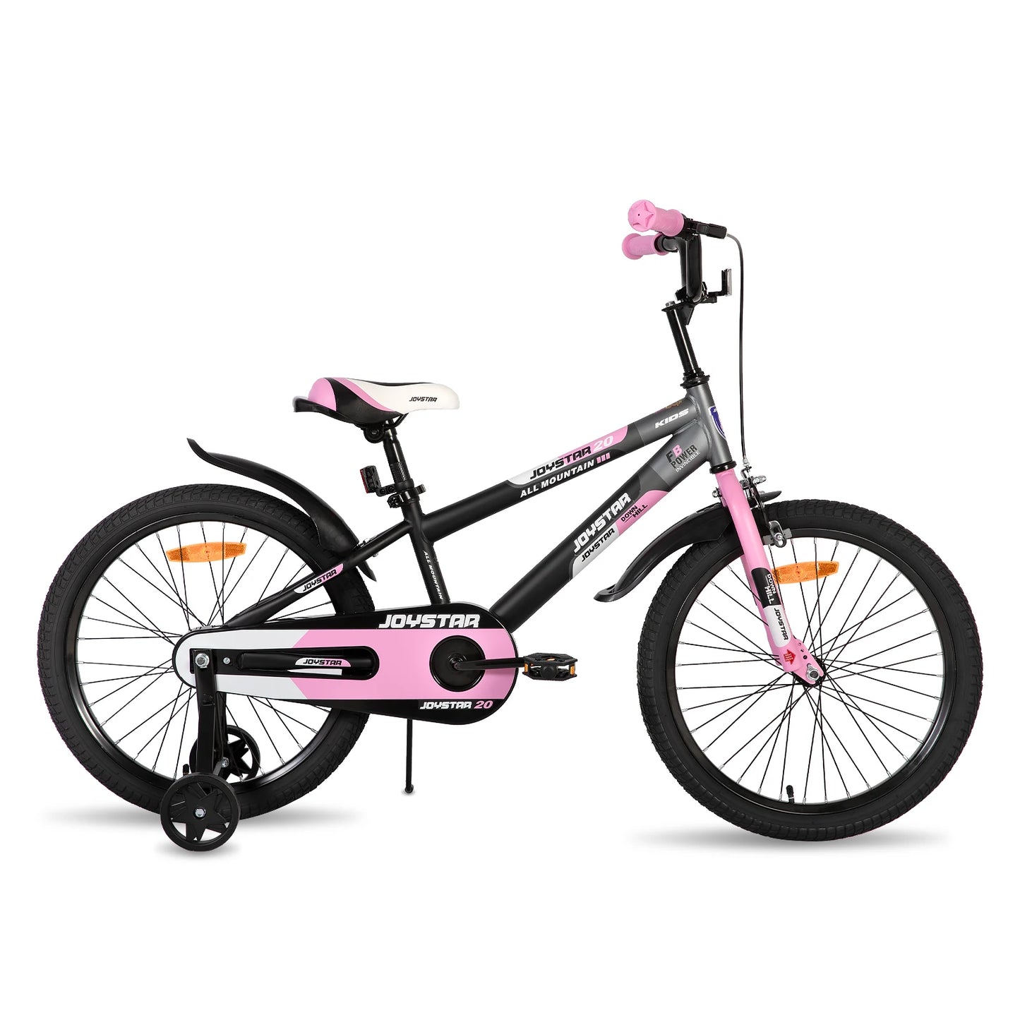 JOYSTAR Kids Bike for Boys and Girls Ages 3-12 Years, 12 14 16 Inch with Training Wheels, 20 Inch with Kickstand, White