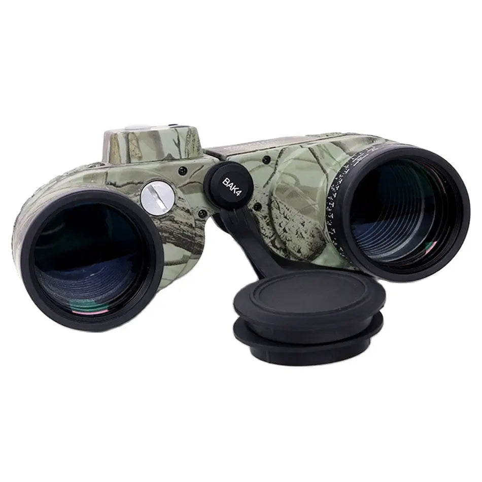 Boshile 10x50 Professional Binoculars Marine Telescope Waterproof With Compass Hunting Camping Hiking Big Eyepiece Nitrogen