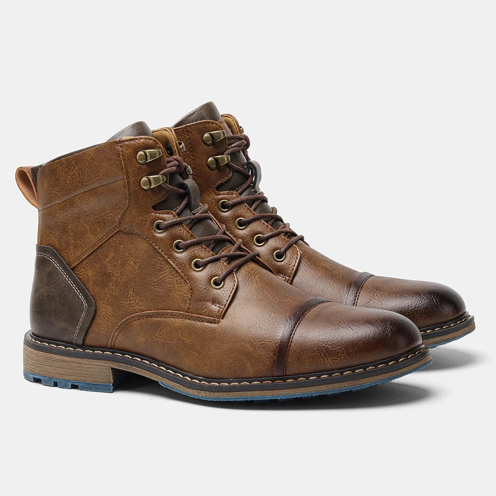 Men Ankle Boots Fashion Brand Comfortable Casual Men Boots