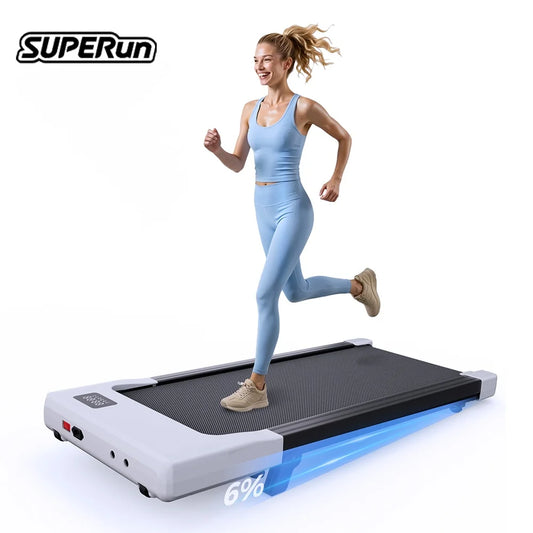 Treadmills 39.37inch Running Belt 2in1 Under Desk for Home Office Treadmill Walkingpad 2.5HP Romote Control 5MPH Exerice Machine