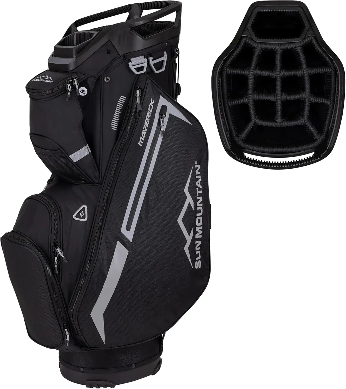 Lightweight 14-Way Divider Golf Bag with 9 Pockets, Ergonomic Straps for Men and Women, Ideal for Carts and Walking