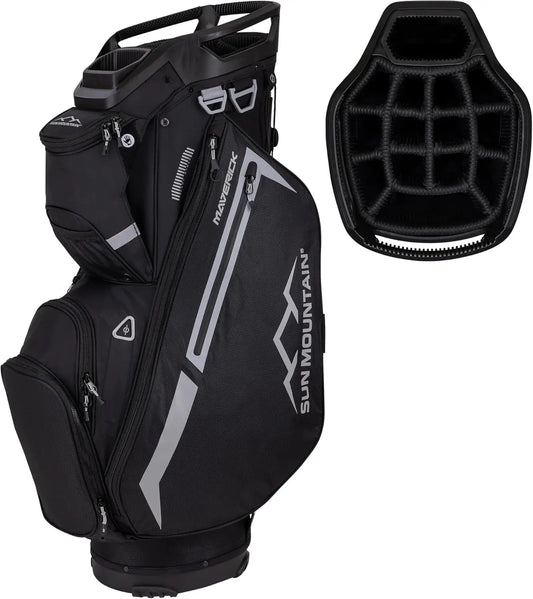 Lightweight 14-Way Divider Golf Bag with 9 Pockets, Ergonomic Straps for Men and Women, Ideal for Carts and Walking