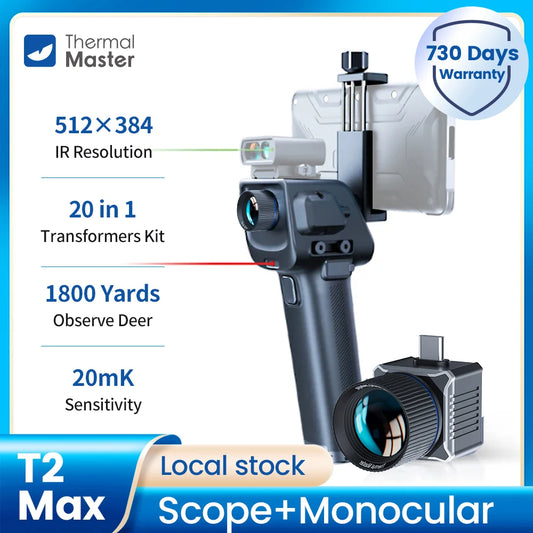 T2 Max Type-C Thermal Imaging Camera APP Control Infrared Thermal Imager for Hunting Outdoor Observation