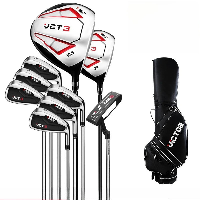 PGM Golf Clubs Complete Sets Men Beginners 4/9/12 Club and Bag MTG031