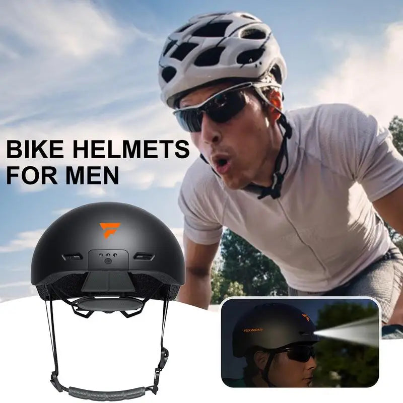 Motorcycle Helmets With Built-In Wide-angle High-definition Lens Bike Helmets For Men Women